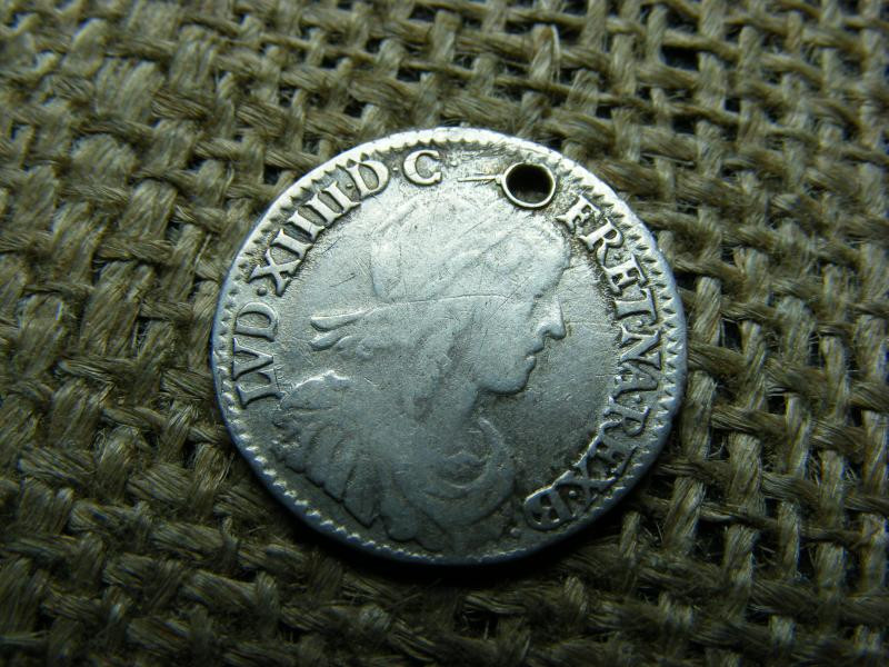 Franciaország 1/12 Ecu, 1660, XIV. Lajos