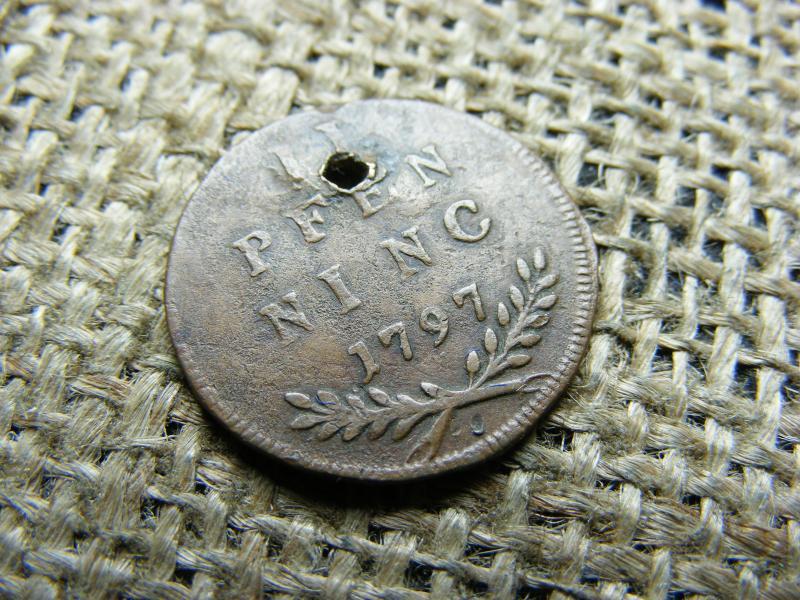 Salzburg 2 Pfennig, 1797, Hieronymus Graf Colloredo