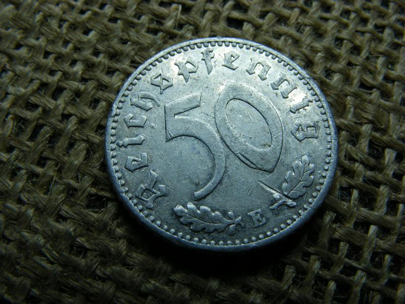 Birodalmi 50 pfennig érme, 1935, E jelzéssel