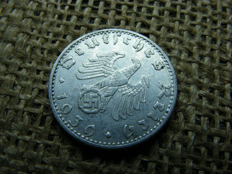 Birodalmi 50 pfennig érme, 1939 E