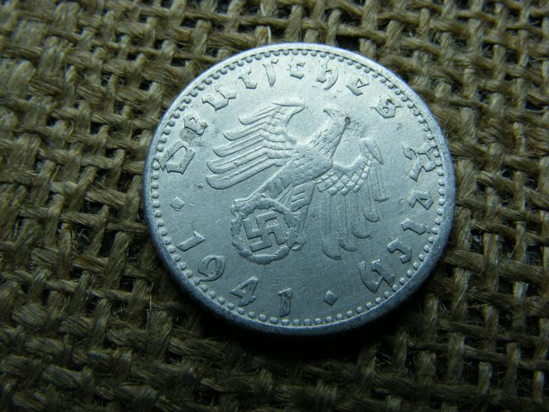 Birodalmi 50 pfennig, 1941 D