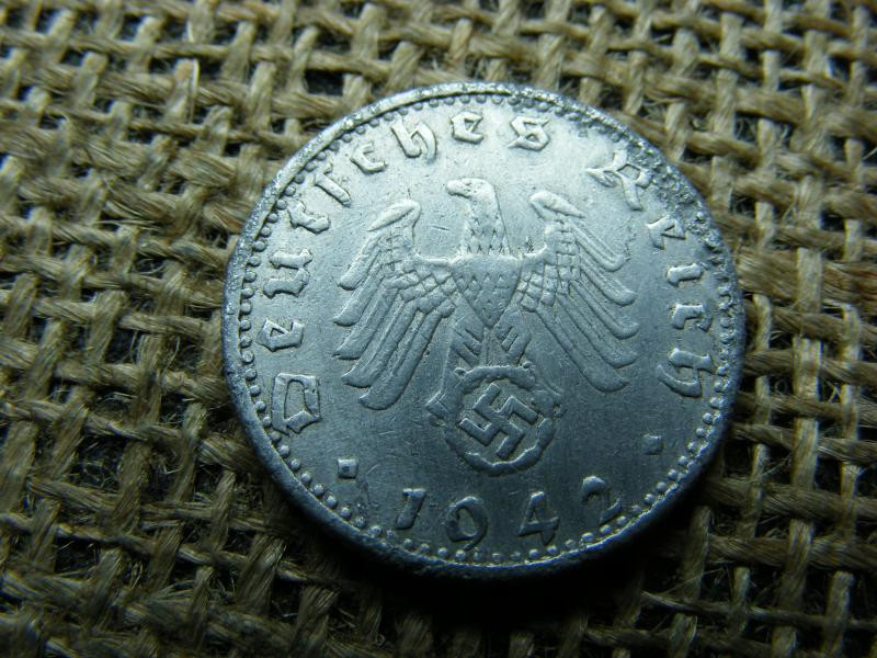 Birodalmi 50 pfennig, 1942 A