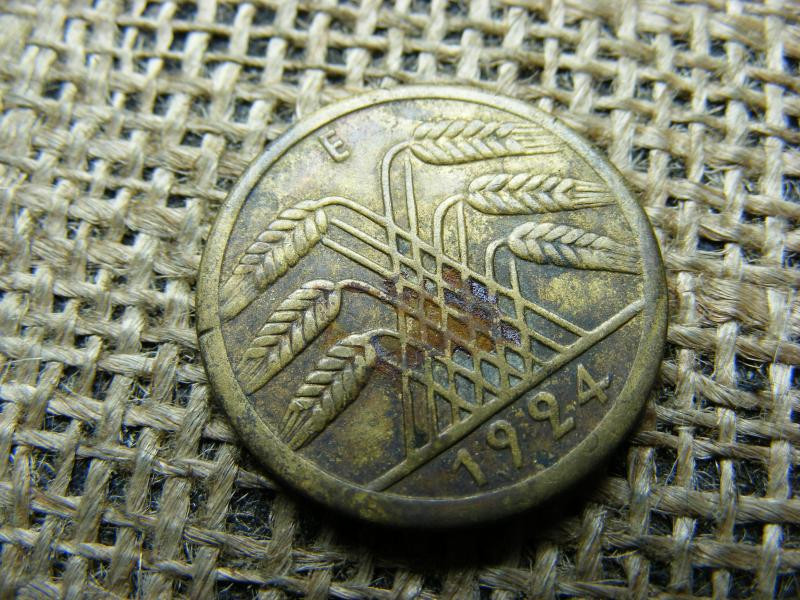 Birodalmi 50 pfennig, 1924, rentenpfennig