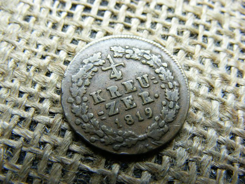 Nassau 1/4 Kreuzer 1819 L, Krajcár – Vilmos