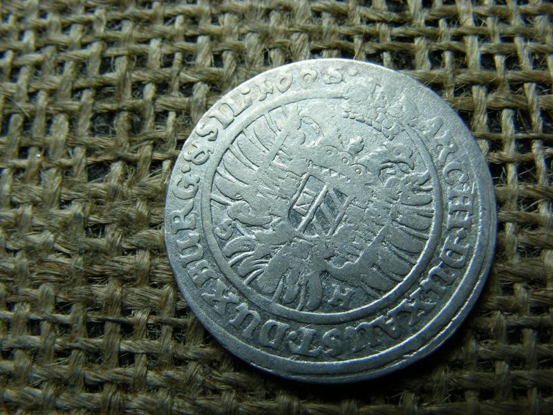 Lipót ezüst 6 krajcár, 1665, SHS, VI