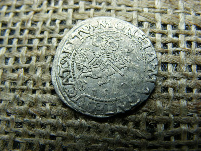 Ezüst 1/2 groat, 1550, Lengyelország, Zsigmond II