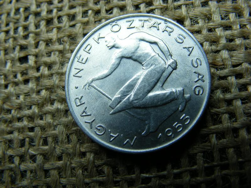 50 fillér, 1953, magyar érme