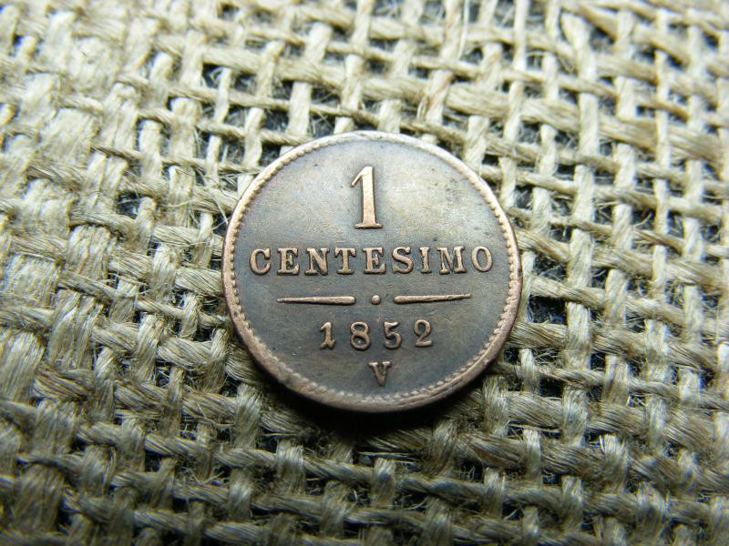 1 Centesimo, 1852, I. Ferenc József