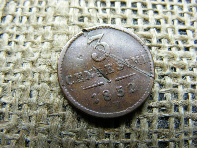 3 Centesimi, 1852, I. Ferenc József
