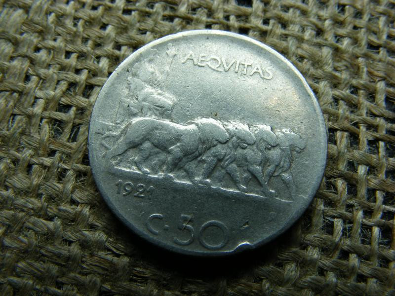 50 Centesimi, 1921, Olasz Királyság