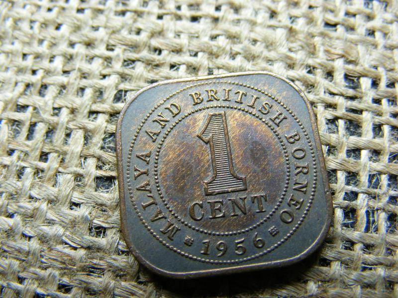 Malaya 1 cent, 1956