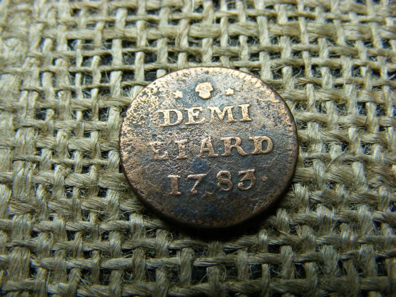 Luxemburg 1/2 liard, 1783, demi liard