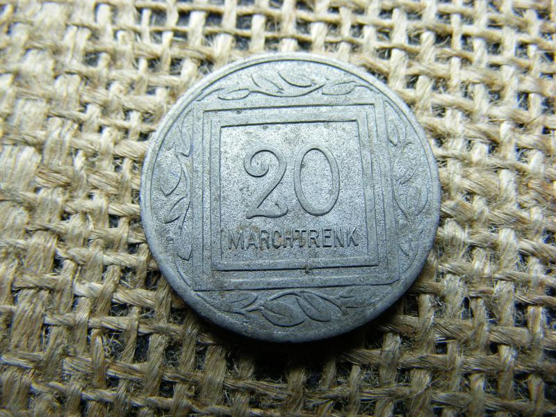 Osztrák Hadifogolytábor 20 Heller, 1915, Marchtrenk KGL