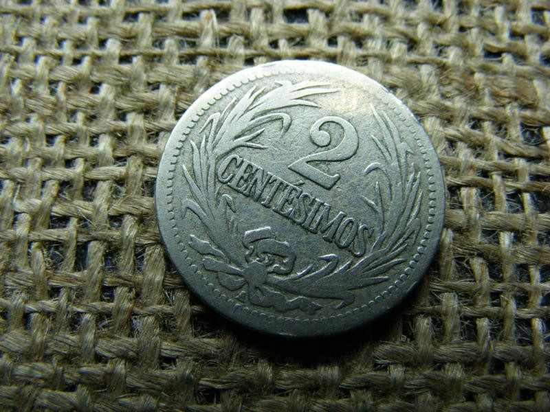 Uruguay 2 centesimos, 1901