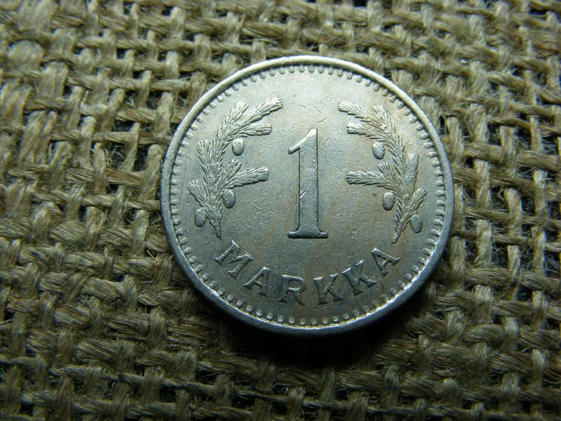 Finn 1 markka érme, 1937