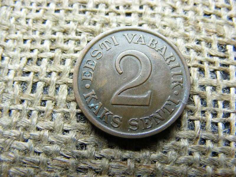 Észtország 2 senti, 1934