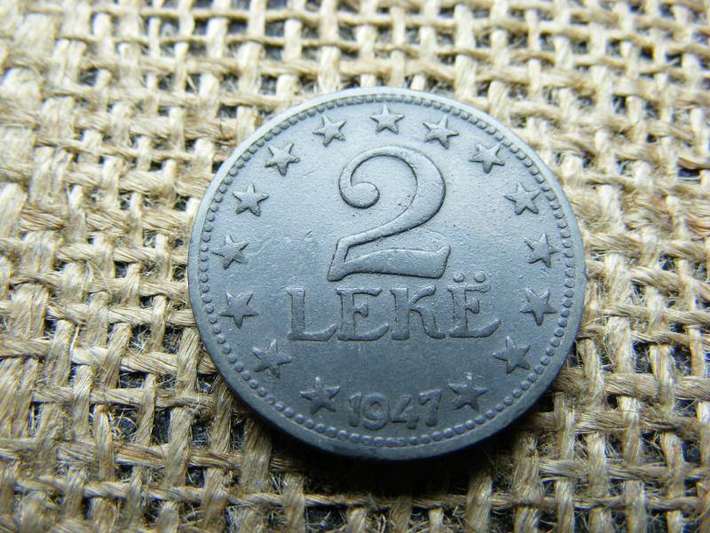 Albánia 2 leke, 1947