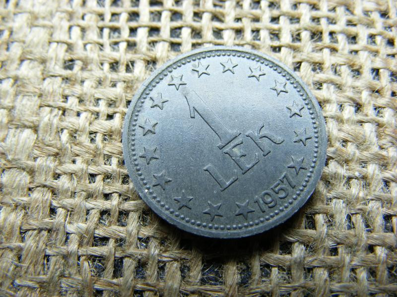 Albánia 1 lek, 1957