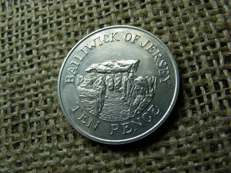 Jersey 10 pence, 1989