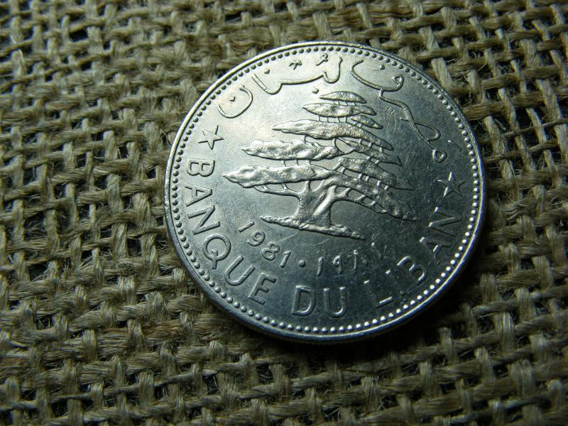 Libanon 1 Livre, 1981, Fémpénz