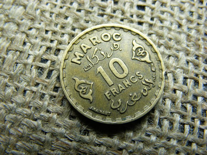 Marokkó 10 francs, 1952, frank