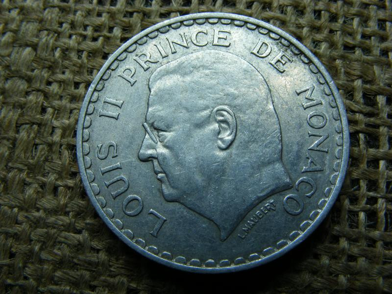 Monaco 5 francs, 1945, frank