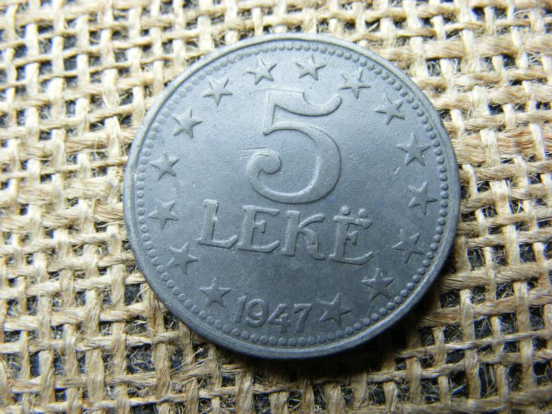 Albánia 5 leke, 1947, lek
