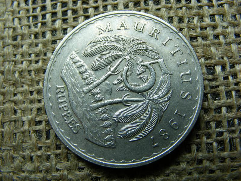 Mauritius 5 rúpia, 1987