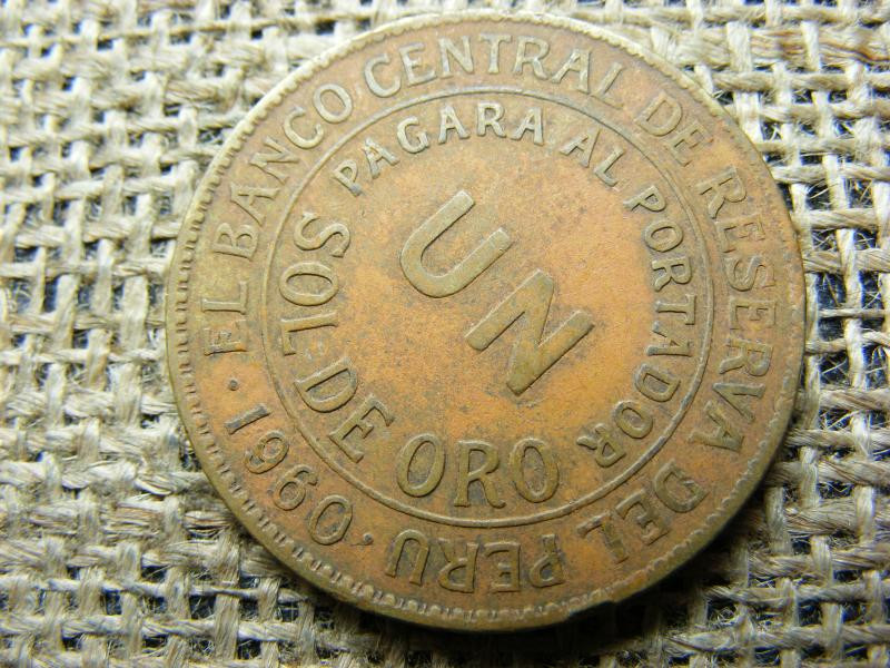 Peru 1 Sol de Oro, 1960