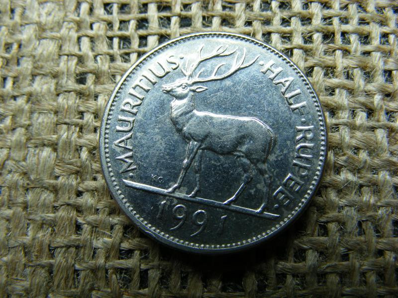 Mauritius 1/2 Rúpia, 1991
