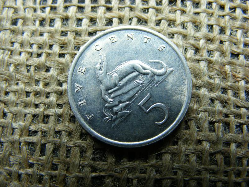 Jamaica 5 cents, 1987, fémpénz