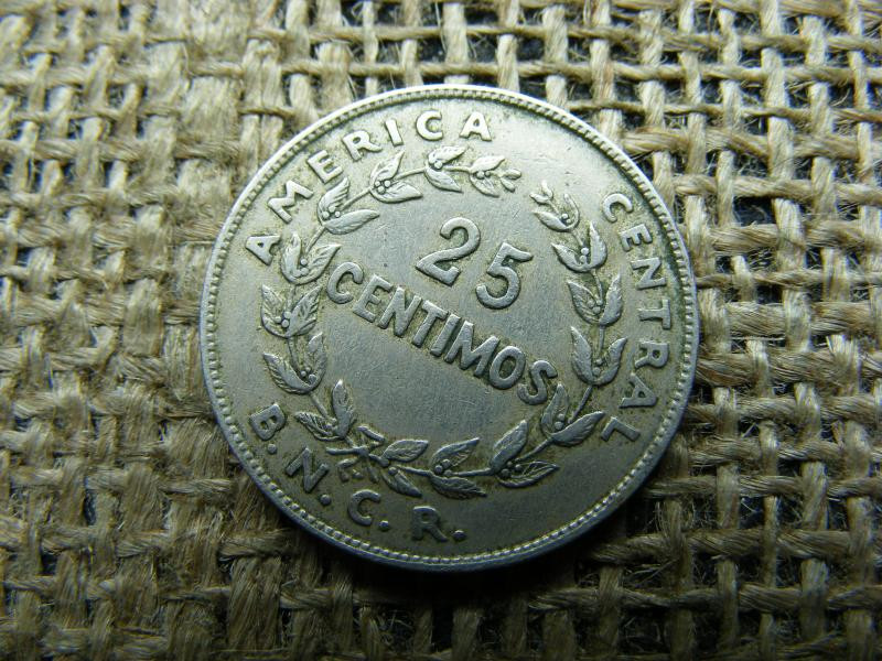 Costa Rica 25 centimos, 1937