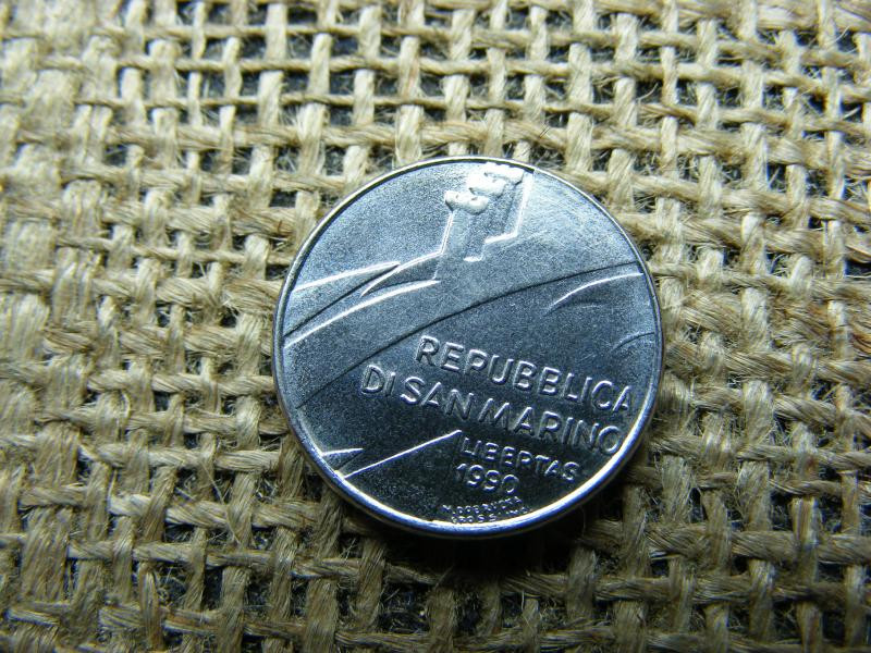 San Marino 100 Lire, 1990