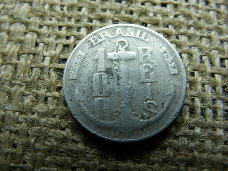 Brazília 100 reis, 1937