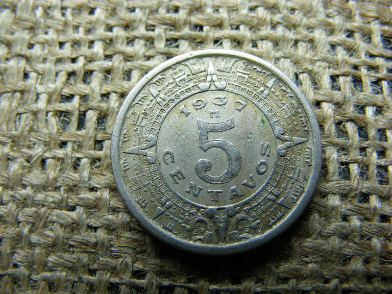 Mexikó 5 centavos, 1937