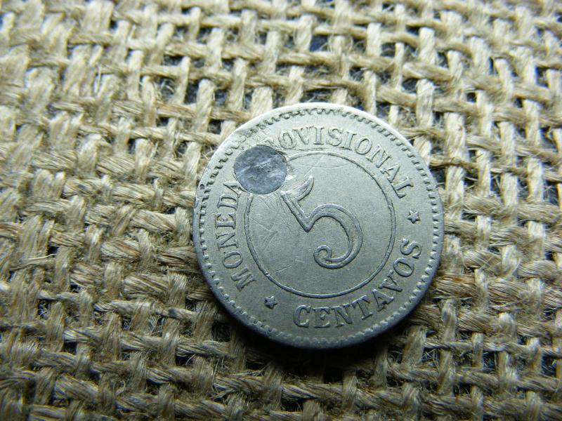 Peru 5 centavos, 1879