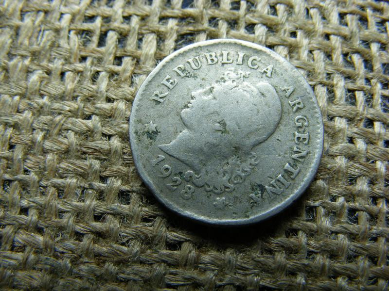 Argentína 10 centavos, 1928