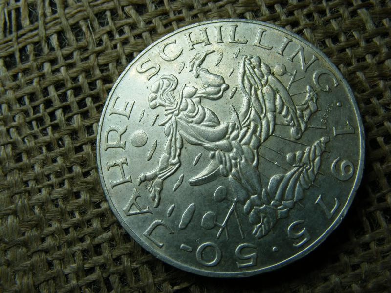 Ezüst 100 schilling érme, 1975