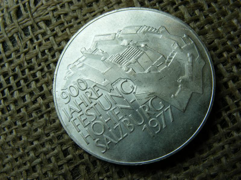 Ezüst 100 schilling érme, 1977