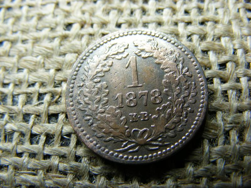 1 krajcár 1878 KB, ritkább