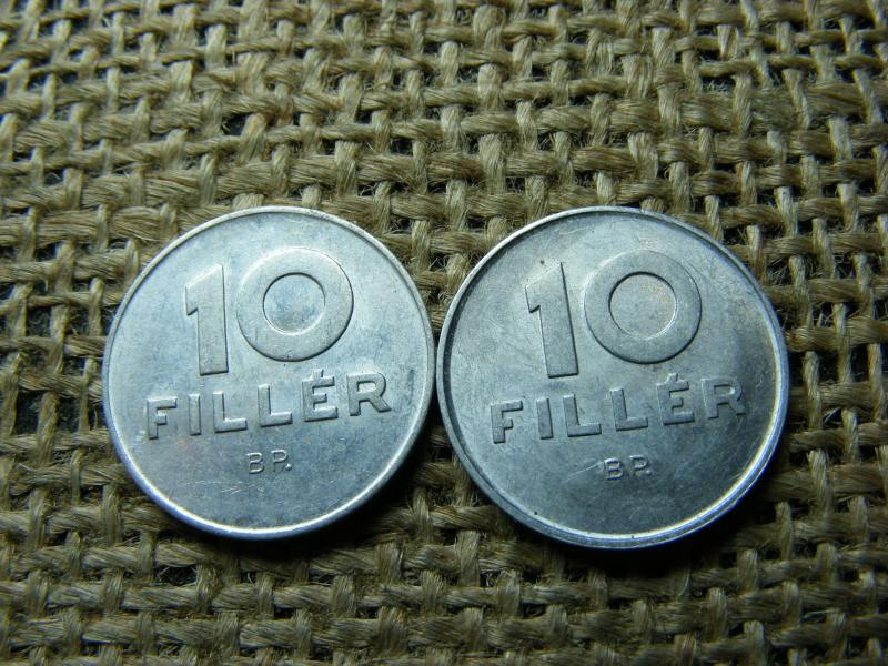 10 fillér 1969, normál és nagy O változat