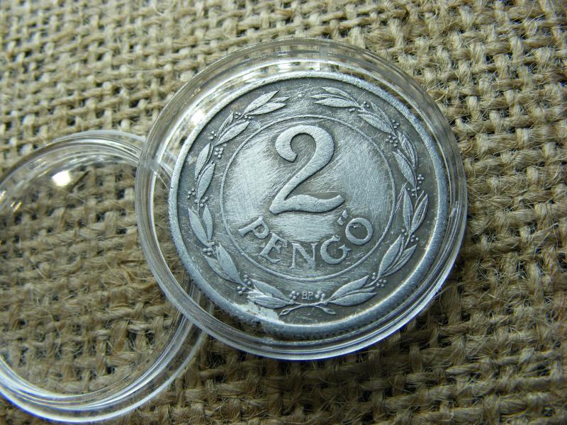 2 pengő, 1941, hullámos talpú