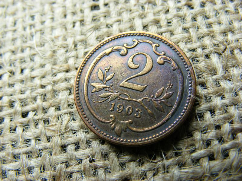2 Heller, 1903, Korona-pénzrendszer