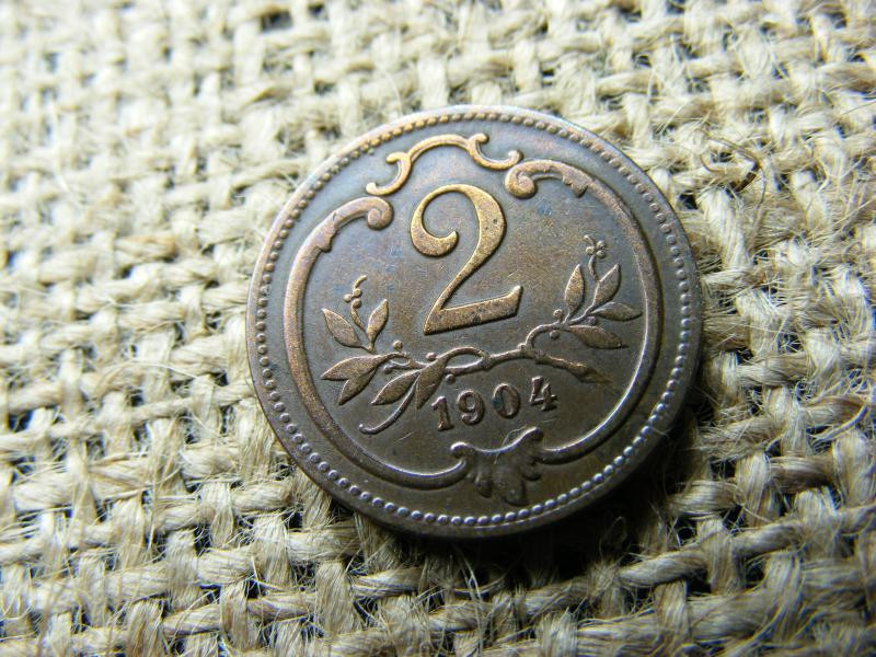 2 Heller, 1904, Korona pénzrendszer