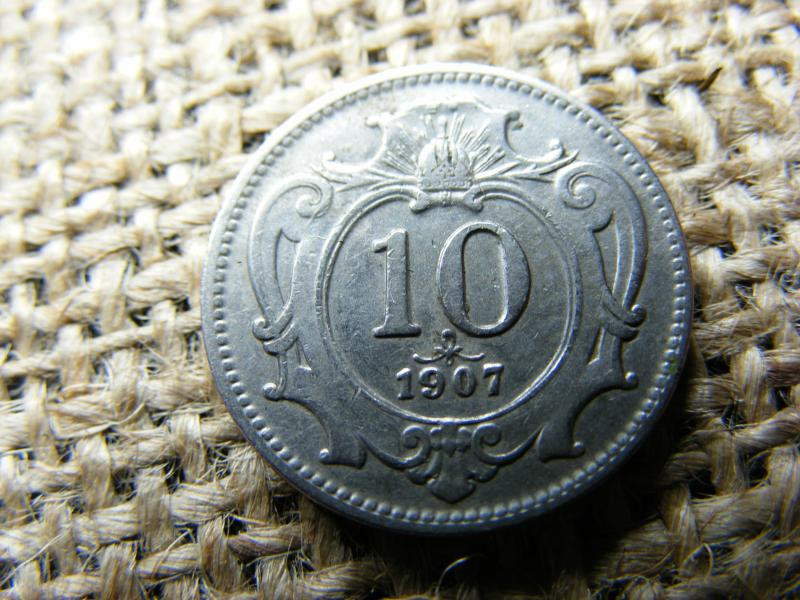 10 Heller, 1907, Korona pénzrendszer