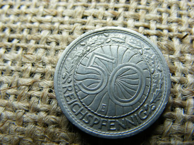 Birodalmi 50 pfennig, 1928, E jel