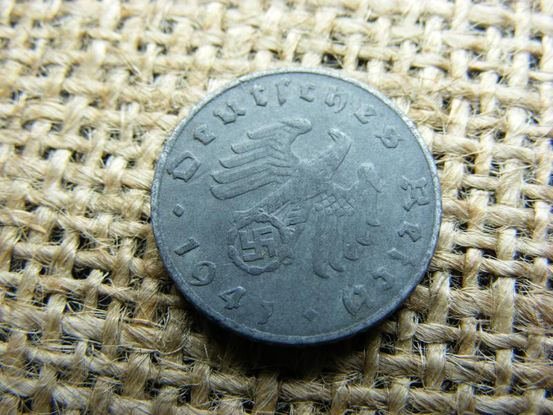 Birodalmi 5 pfennig, 1941, J jelzés
