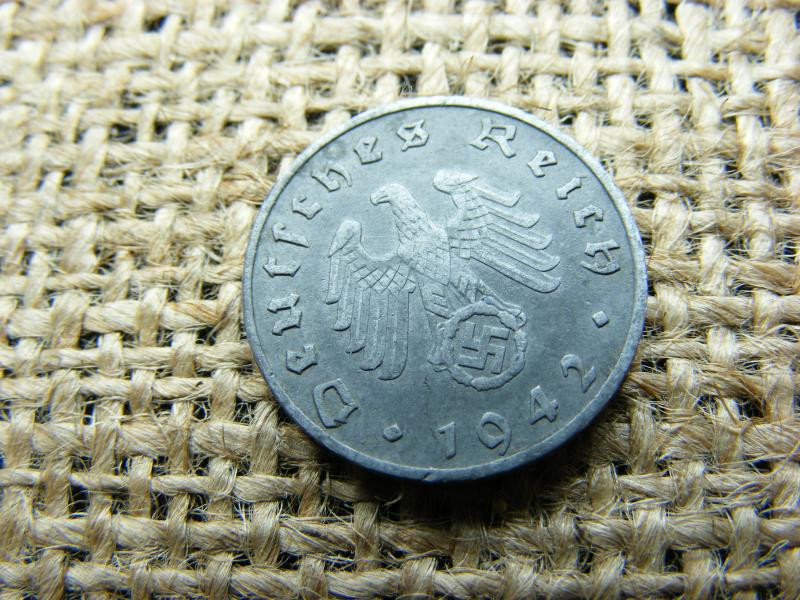 Birodalmi 5 pfennig, 1942, F jelzés