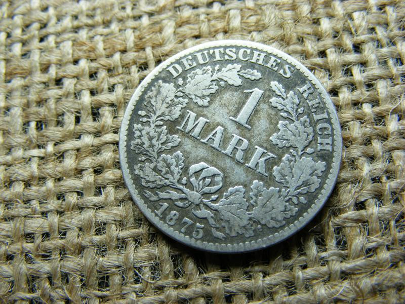 Birodalmi 1 márka, 1875, ezüst