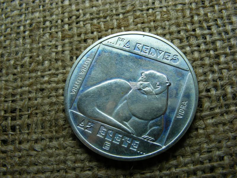 Ezüst 200 forint, 1985, Vidra, BU